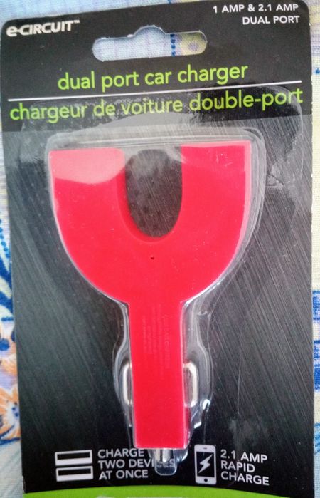 USB разклонител за кола 2.1 AMP