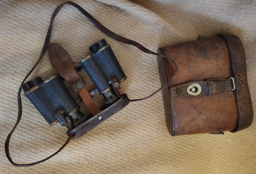 Binoclu Goerz Trieder WW1 8x26 telemetru