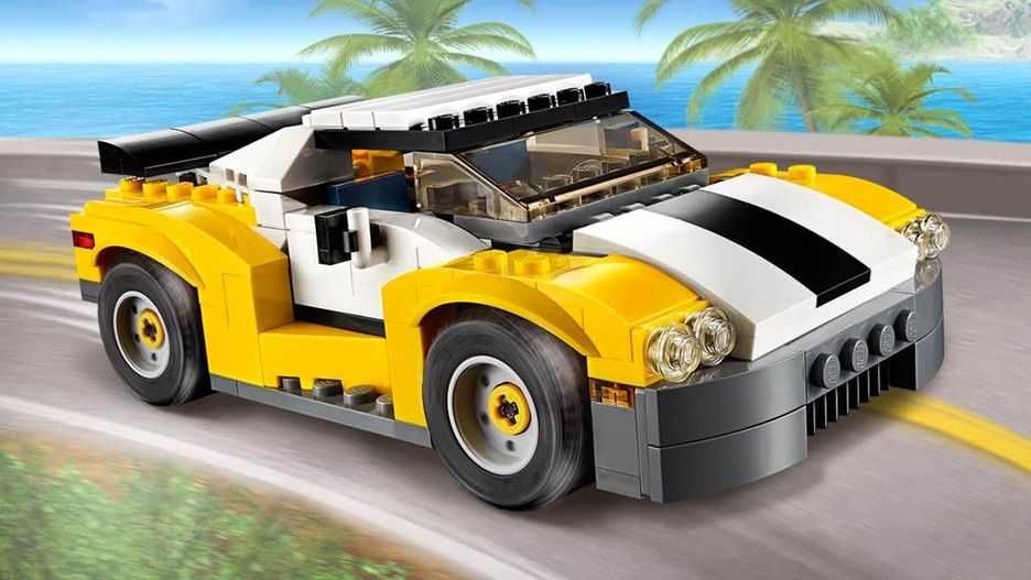 Конструктор Lego Creator - Бърза кола 3в1 (31046)