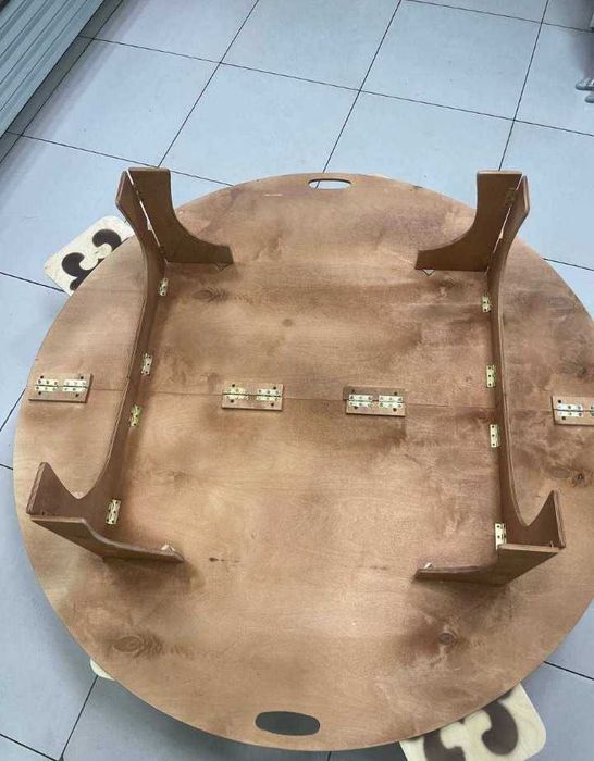 Жер стол, Қазақша жиналмалы столдар