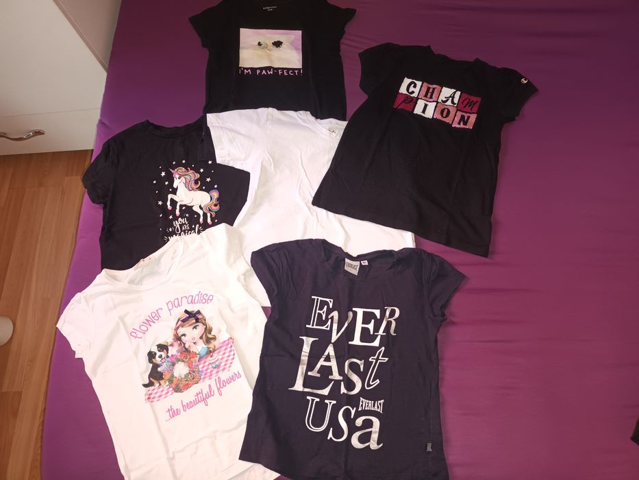 6 тениски от 6-8г. Обща цена +подаръци