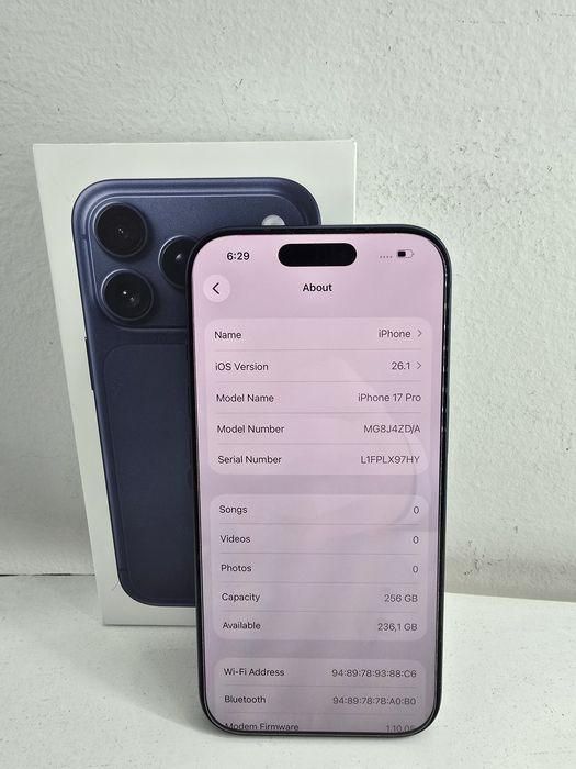Apple Iphone 17 Pro  256GB