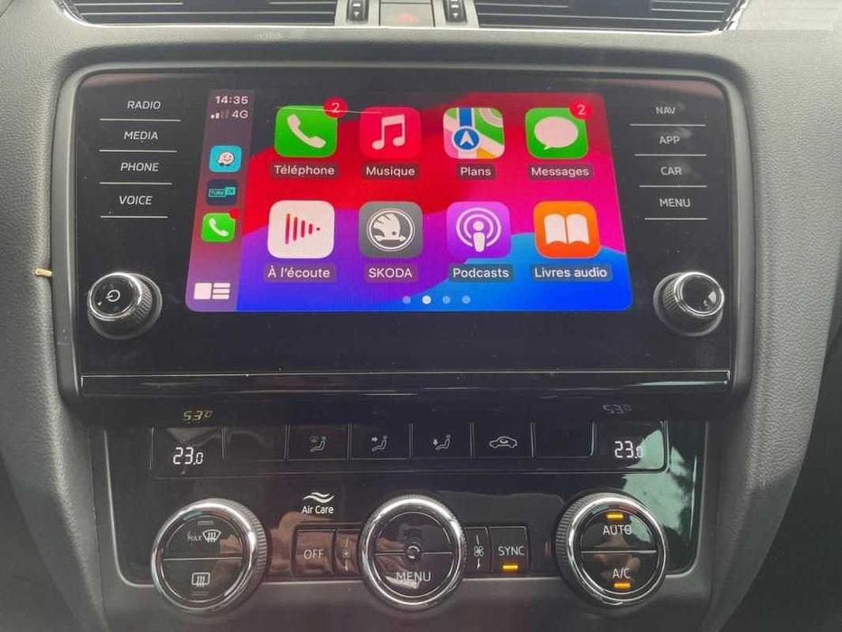 Škoda SmartLink Apple CarPlay Android Auto Octavia 3 Kodiaq Karoq