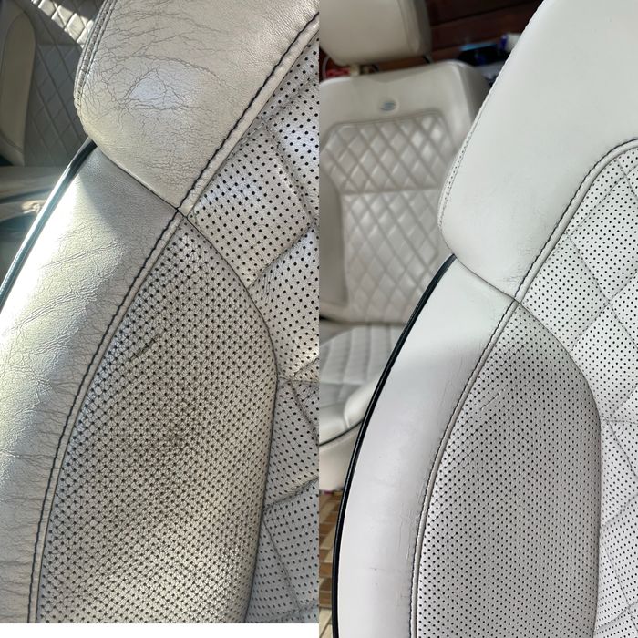 Revpsit volan piele /reconditionet piele scaun