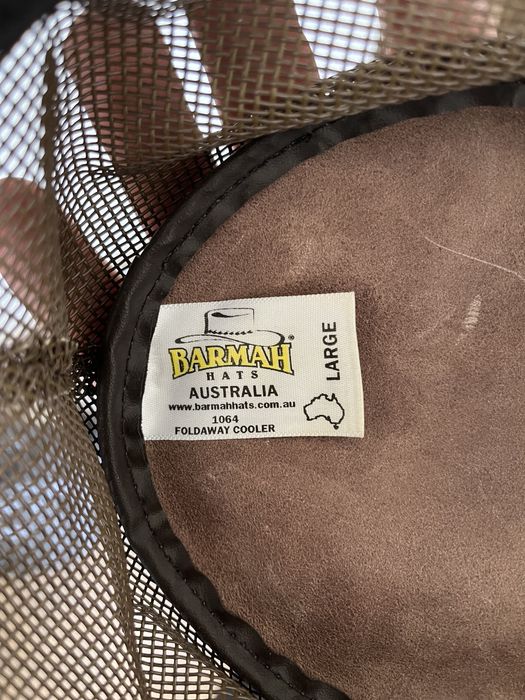 Palarie piele cowboy BARMAH , autentica , made in Australia