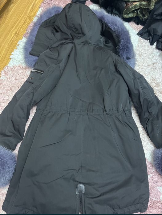 Geaca dama parka cu blana naturala