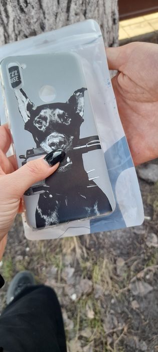 Чехол с доберманом