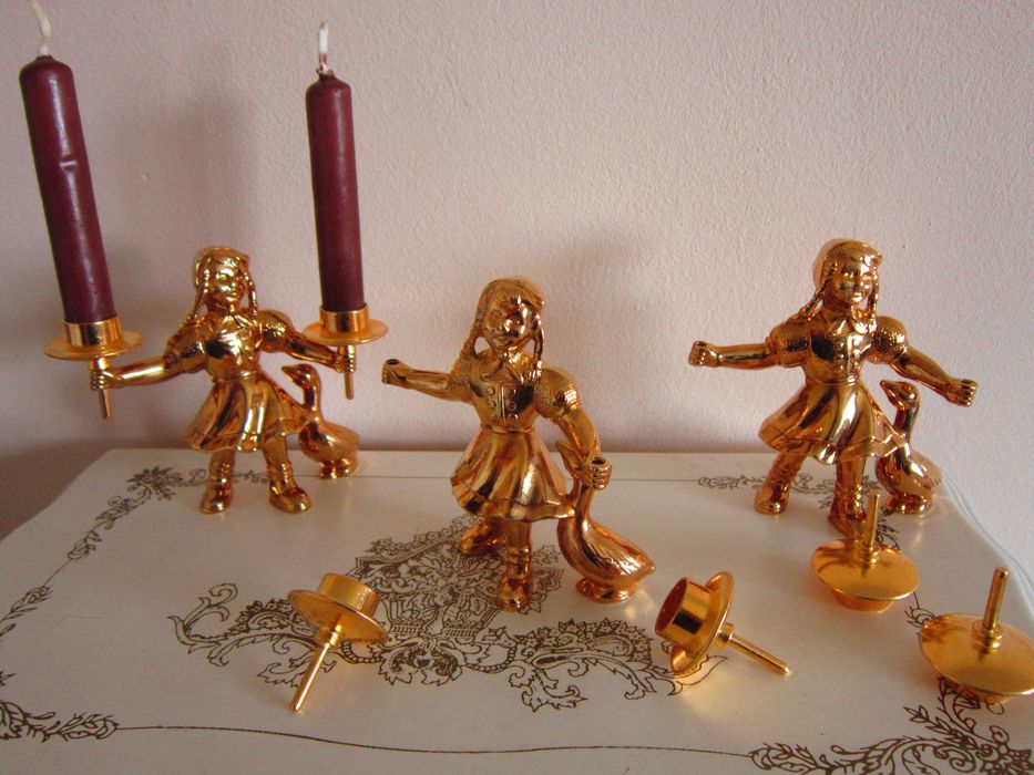 cadou rar festiv figurine alama aurita sfesnic Germania 1980