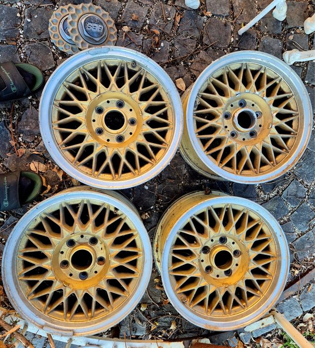 Jante originale BBS pe 15  5x 112 Mercedes r 107 W126 W123