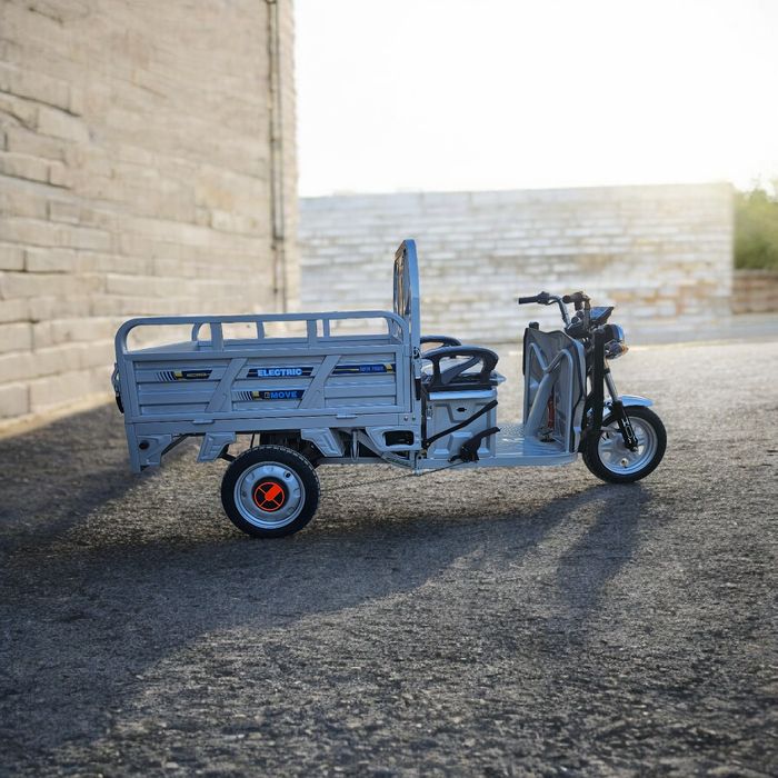 Tricicleta Electrica Tuk Tuk cu bena basculabila, Baterie 52Ah