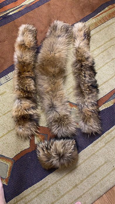 Натуральный мех воротник