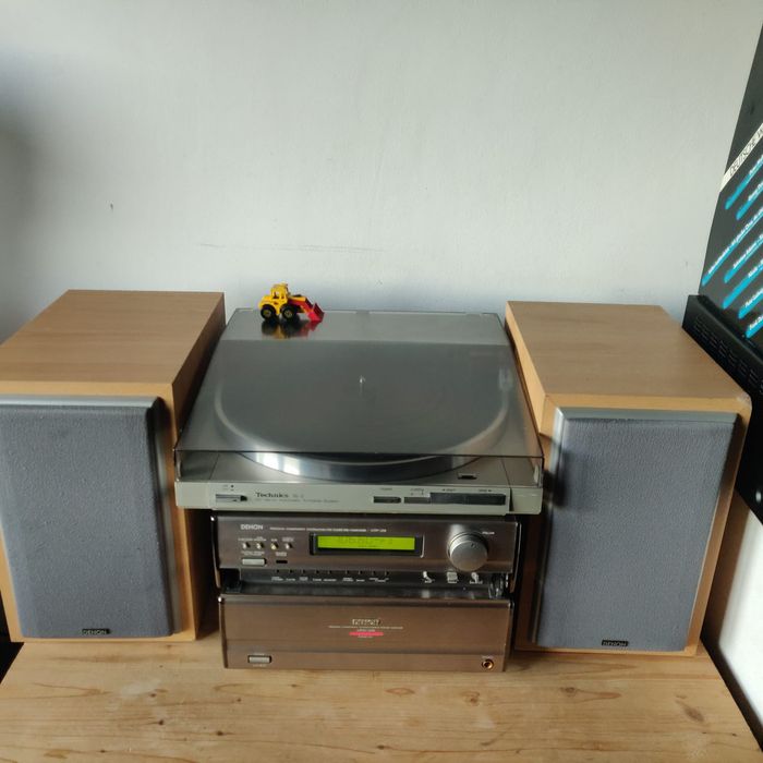Amplificator/boxe/pick up /Denon +Technics SL-3-full automatic-