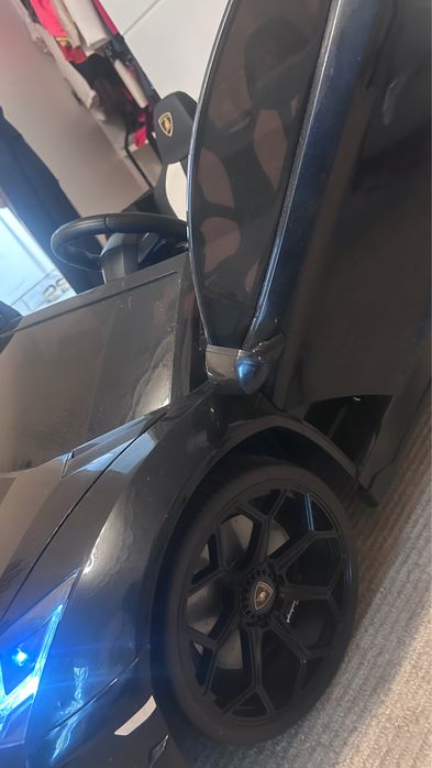 Lamborghini SVJ cu 2 locuri, 24V, 500W, Drift Edition, neagra