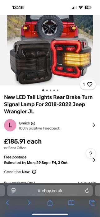 Stopuri LED pentru Jeep Wrangler JL 2018-2022