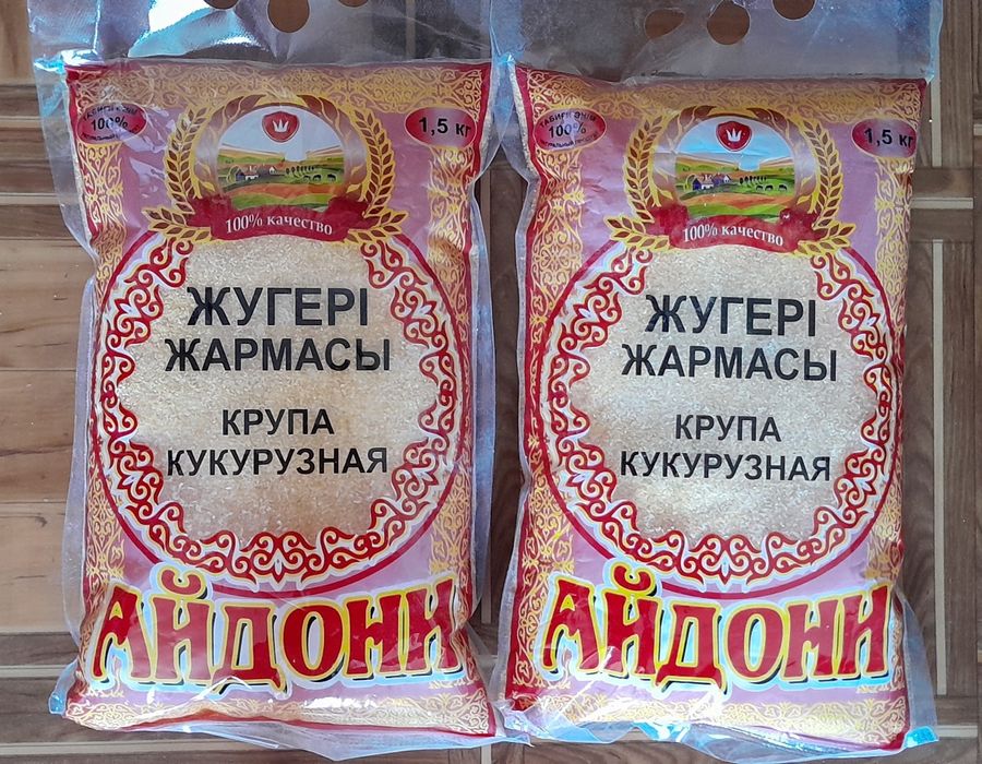 Крупа кукурузная АЙДОНИ 1,5 кг/500 тг