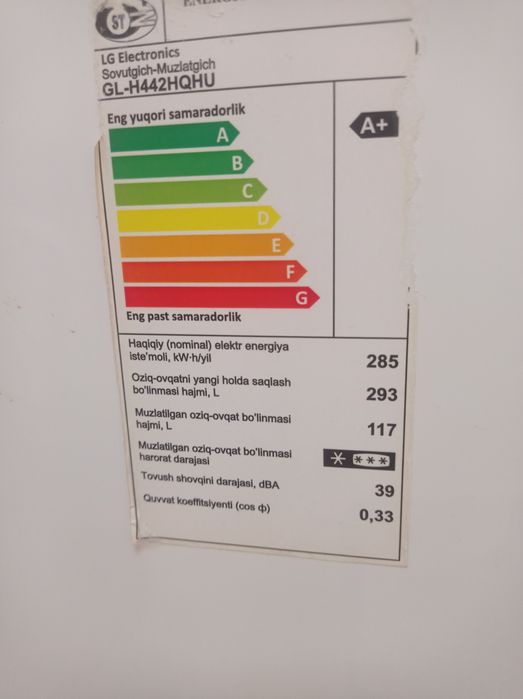 LG xolodilnik sotiladi SROCHNA