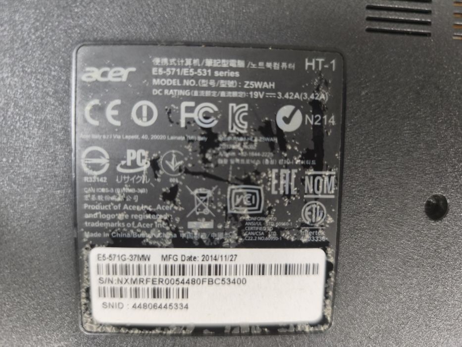 Ноутбук лаптоп Acer