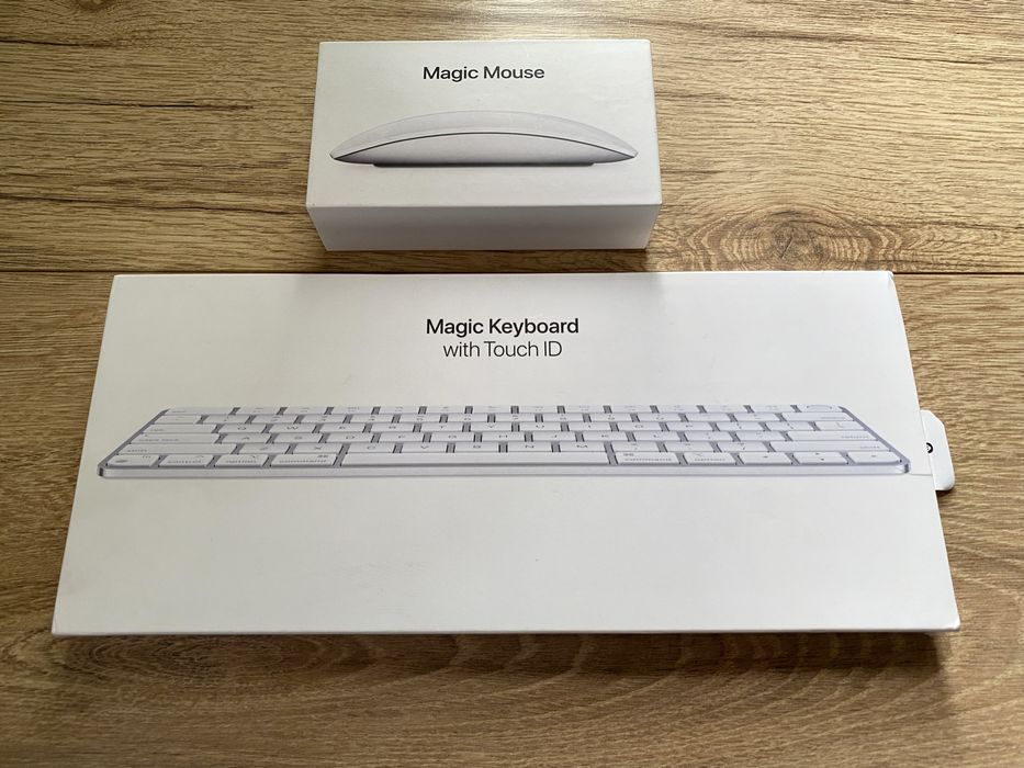 Клавиатура Apple Magic Keyboard с Touch ID и Мышка Magic Mouse