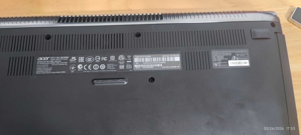 Acer Aspire V15 Nitro Gaming VN7-571G Геймърски лаптоп