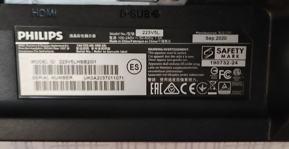 Монитор Philips 22⁰