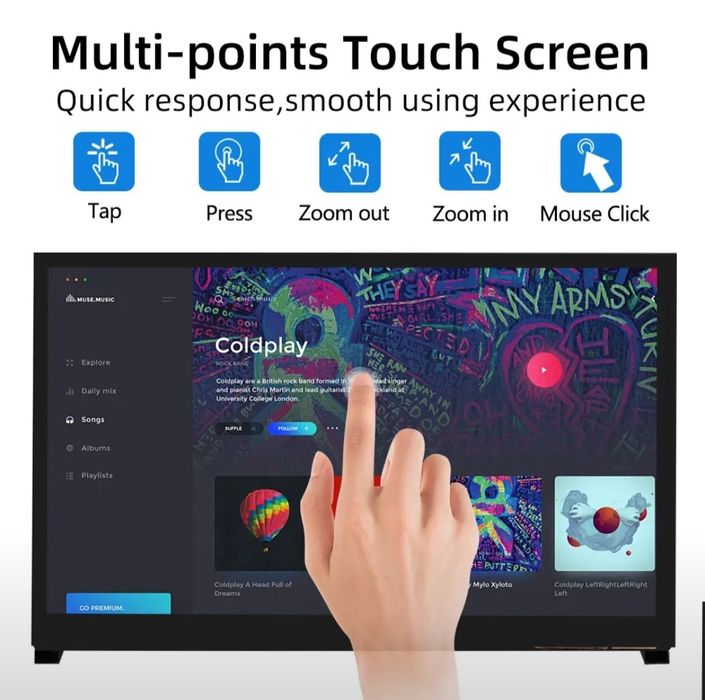 IPS LCD 10.1 экран Raspberry Pi, Orange PI ва бошкалар учун