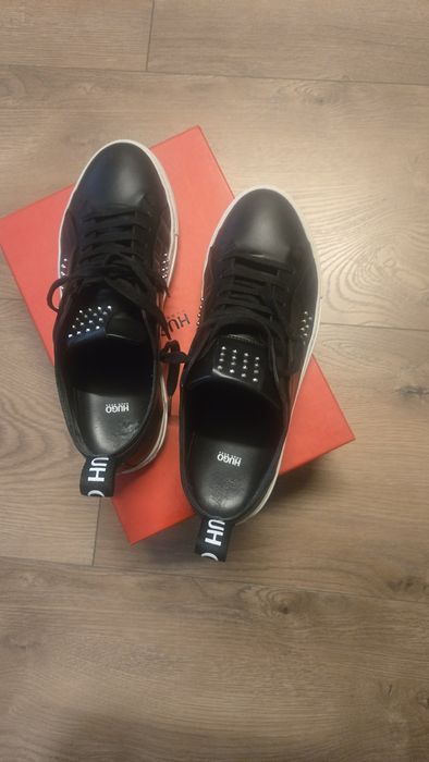 Кожени маратонки Hugo