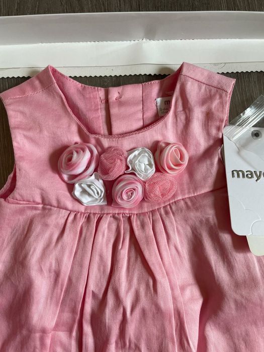 Rochiță roz mayoral 2-4 luni rochiță 65 cm