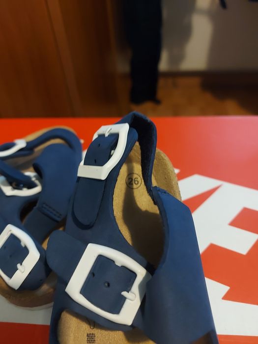 Детски сандали тъмно сини