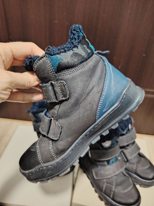 Топли детски боти естествена кожа