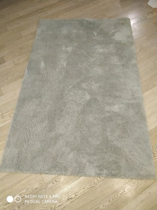 Ковер Шегги "травка", серый