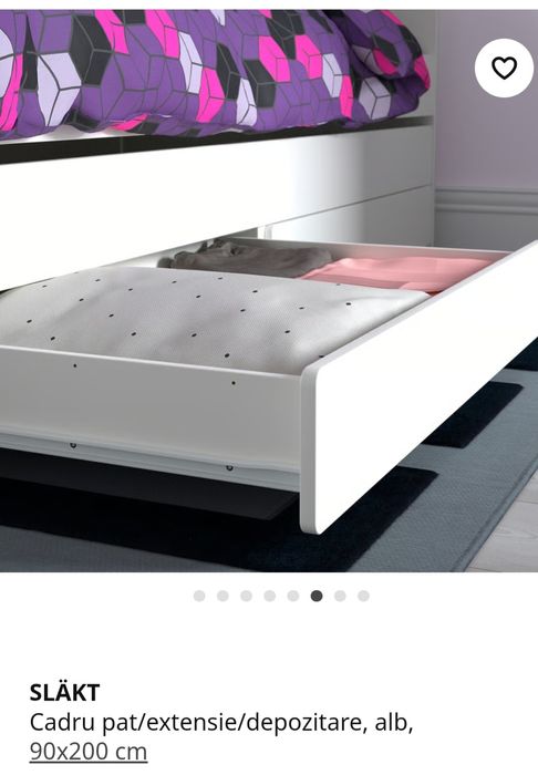 Pat  extensibil 90×200 cmm