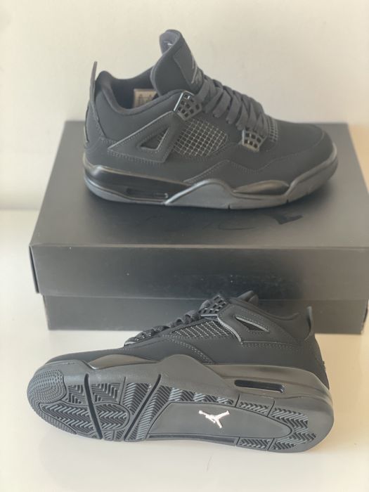 Air Jordan 4 Black Cat Retro Graphite Light Canvas Bred Thunder Red