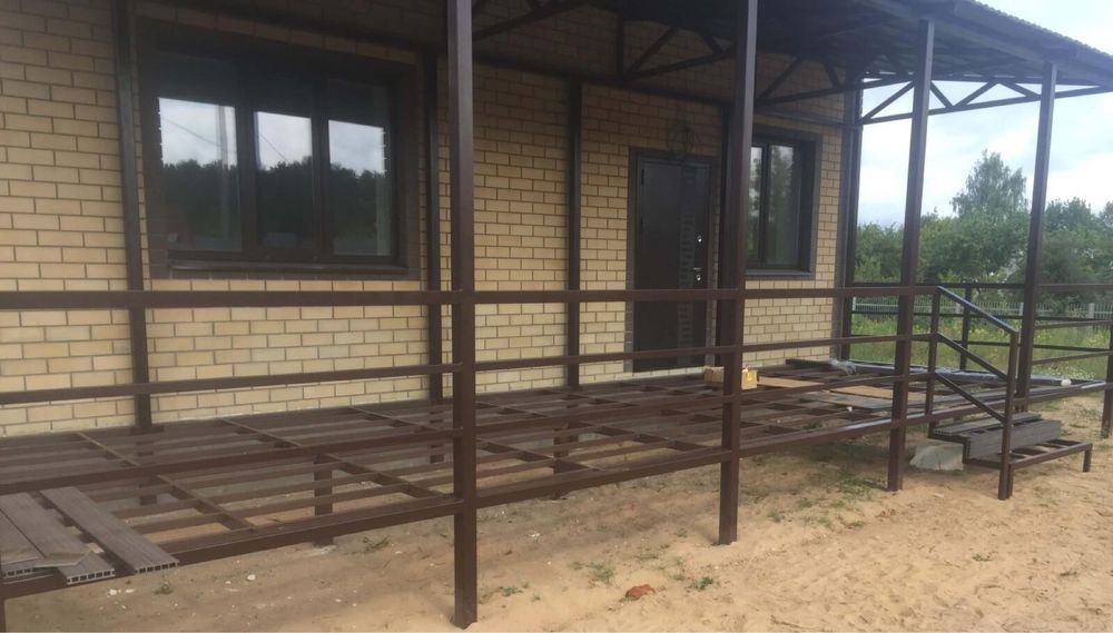 Изготовление террасы.