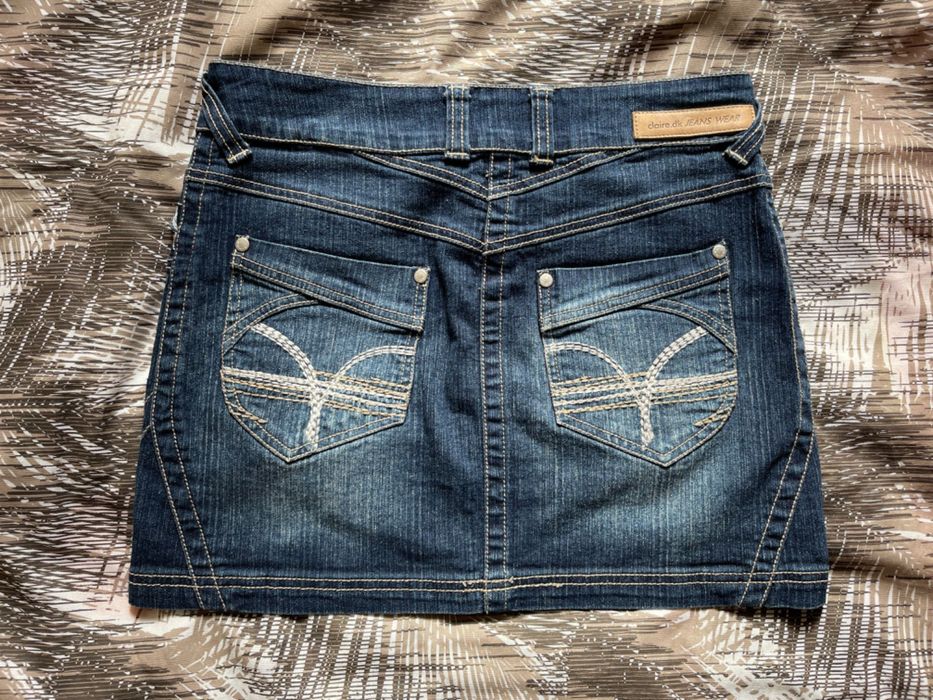 Къса дънкова пола