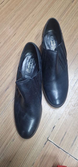 Ghete negre din piele 5th Avenue