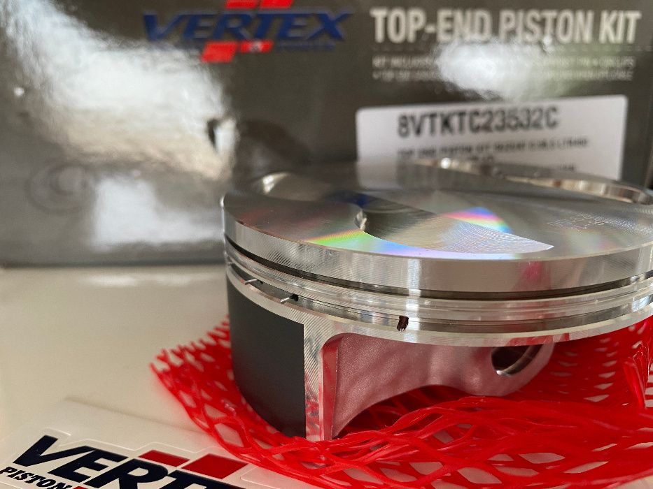 НОВ Топ енд на VERTEX бутало гарнитури верига за SUZUKI LTR450 06-09