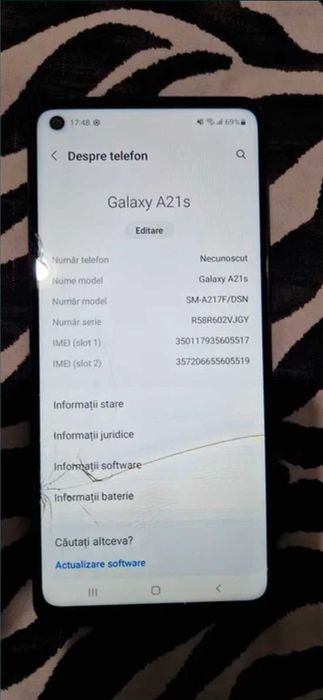 Samsung galaxy a21s display spart
