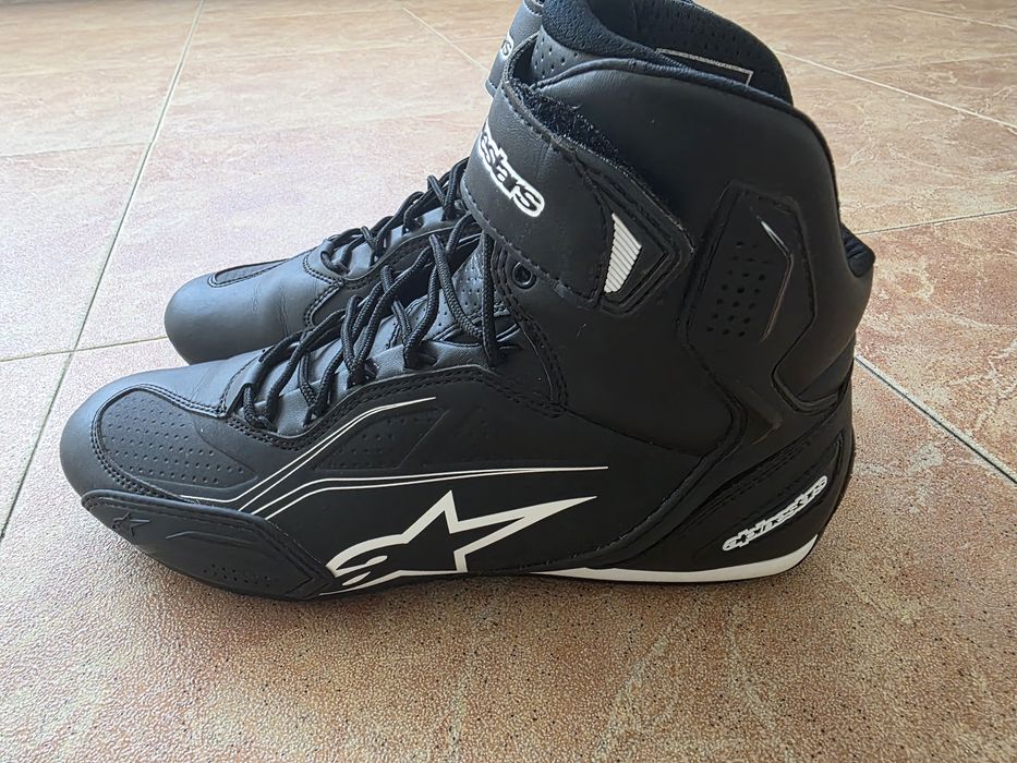 Мото боти ALPINESTARS FASTER-3 черно/бели, като нови