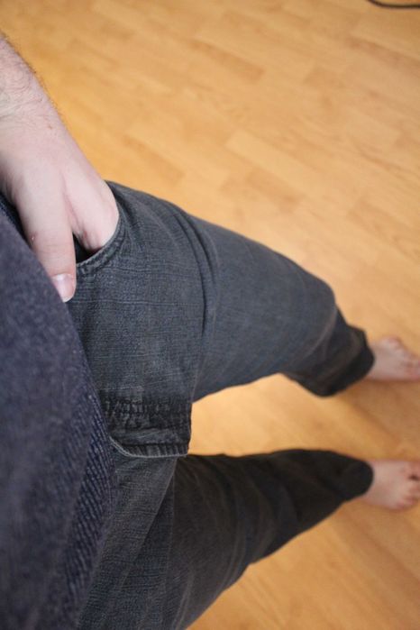 trussardi grey jeans, straight fit originali, aproape noi.
