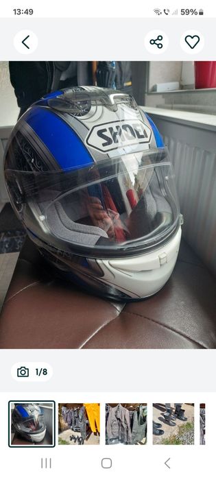 Vand echipament moto