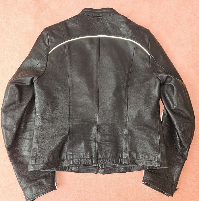 Дамско мото яке, панталон и елек естествена кожа