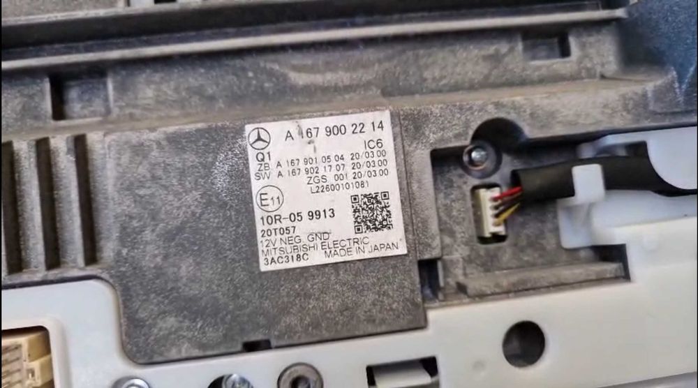 Tabletă Ceasuri bord digitale  2019-2022 Mercedes GLE W167