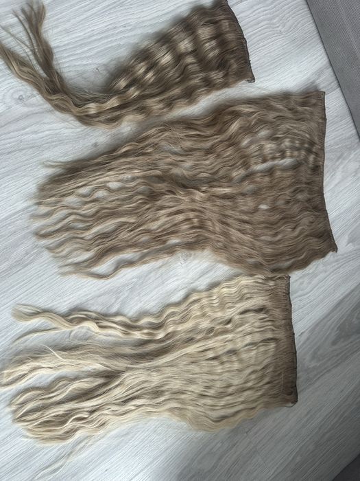 200гр  славянска коса на щипки