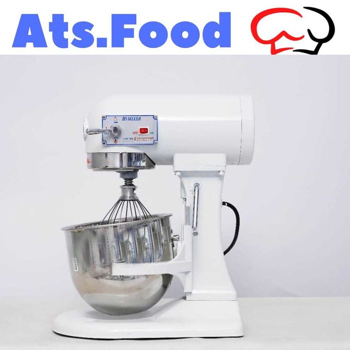 Планетарный миксер на 5-7 л. Миксера кондитерские с 3 насадками