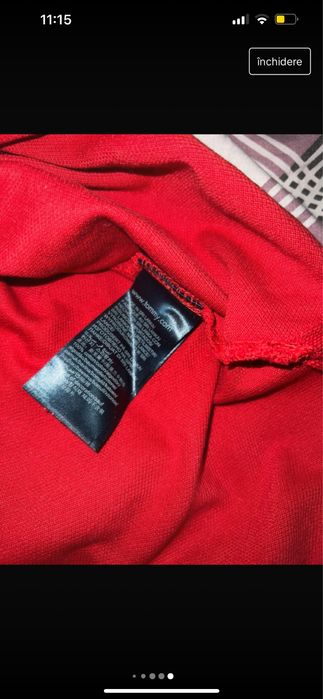 Tricou Tommy Hilfiger rosu