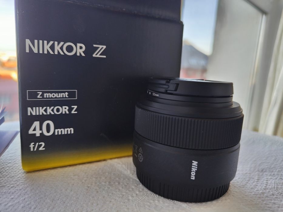 Obiectiv Nikon Z 40mm F2 full frame mirrorless + set filtre