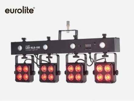 Lumini DJ - Bara Eurolight KLS-180 cu geanta de transport si lasere