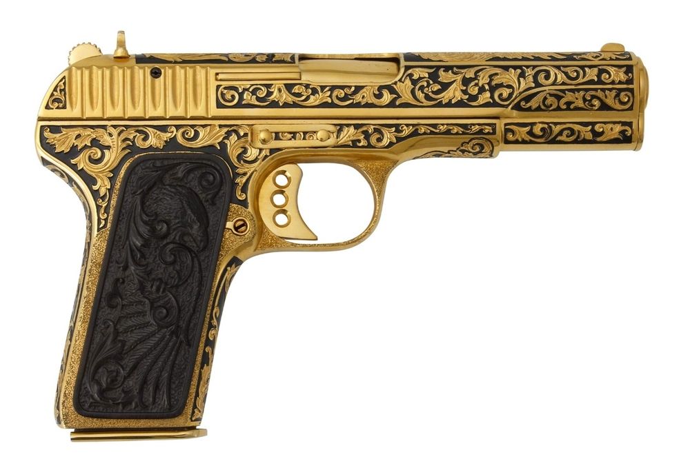 Игрушечный металлический пистолет