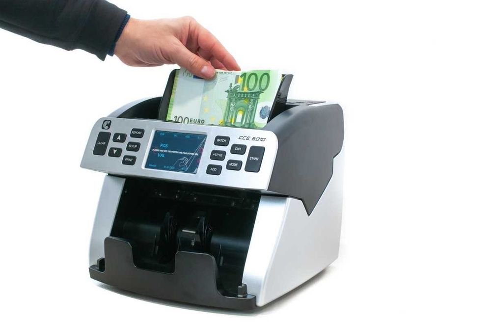Детектор за фалшиви ЕВРО банкноти/банкнотоброячна машина CCE 6010