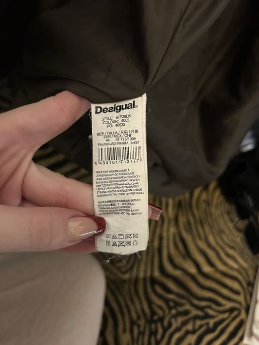 Geaca Desigual cu imprimeu floral